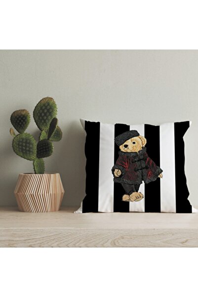 LadiesHome Husă pentru pernă digitală cu design special pentru ursuleț de plu...