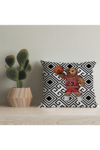 LadiesHome Husă pentru pernă digitală cu design special pentru ursuleț de plu...