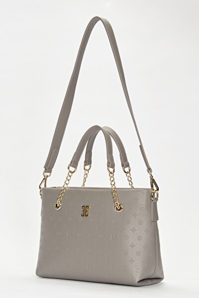 Pierre Cardin Floater Graue Damen-Umhängetasche 05PO22Y1561