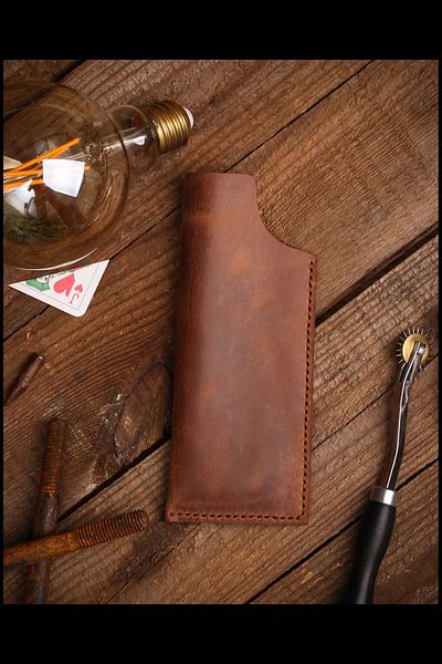 Lost Slope Leather Glasses Case - Real Leather & Handmade