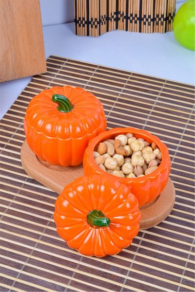 Sezka Life 2-Piece Decorative Snack Bowl, Presentation Gourd and Wooden Stand