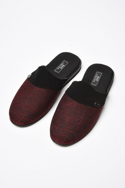 GC Men's House Slippers Claret Red 325b