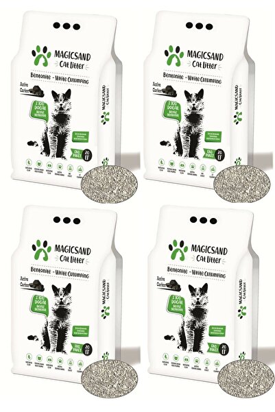 magicsand Magıcsand Ince Taneli Active Carbon 20 Lt 4 Adet