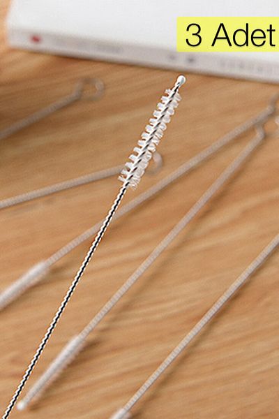 Milenay Straw Cleaning Brush Set Steel - Glass Straw Cleaning Brush Set