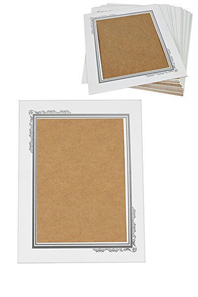 Birlik Fotoğrafçılık 15x21 White Cardboard Frame - Kc-1