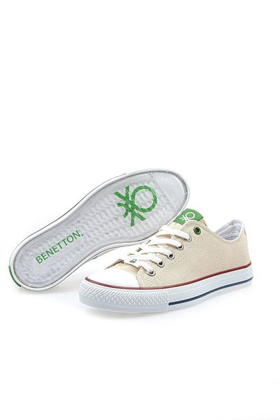 Benetton Beige Men's Sneakers - 30177 Model
