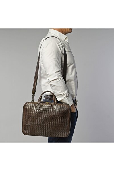 GÖN Handmade Deri Lapto Ve Evrak Çantası ( Detam )