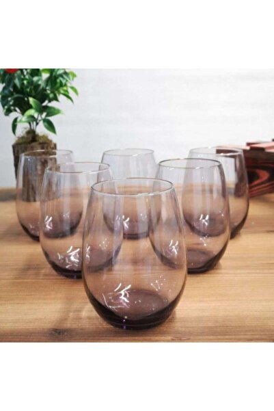 Paşabahçe 6'lı Amber Su & Meşrubat Bardağı ( Gri )