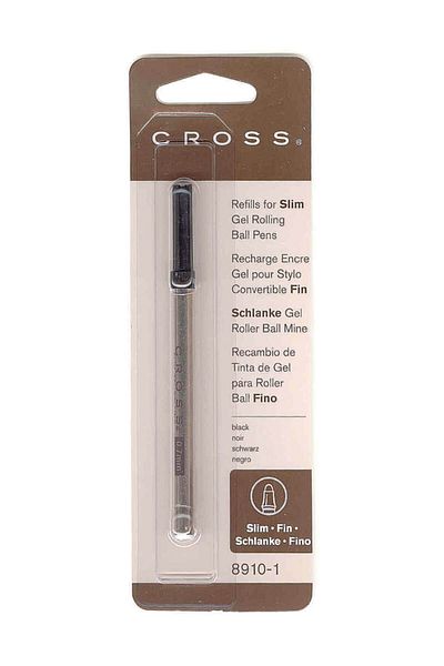 Cross Thin Gel Black Roller Refill 8910-1
