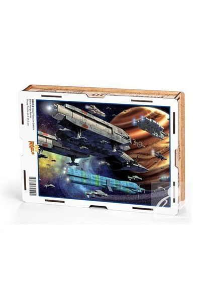 King Of Puzzle Space Fleet And Saturn Wooden Puzzle 500 Pieces (bk02-d)