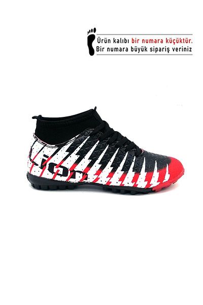 Lion Men's Field Field Shoes with Red Socks Black Red