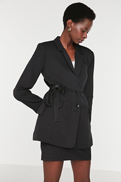 Trendyol Collection Blazer - Black - Regular fit