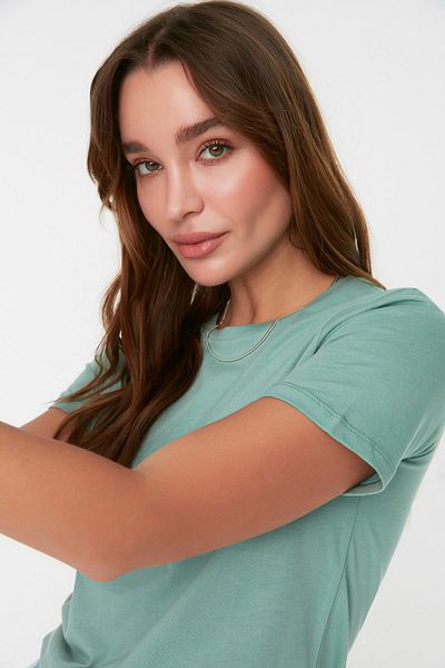 Trendyol Collection T-Shirt - Türkis - Regular Fit
