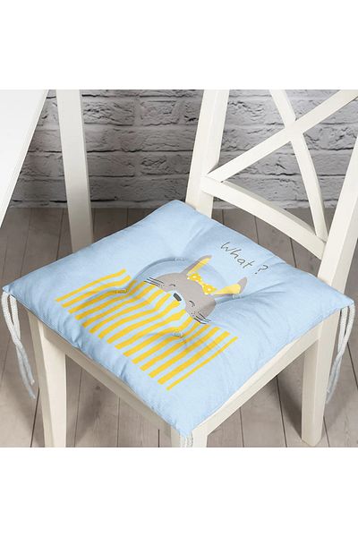 Realhomes Pernă de scaun cu puf imprimată digital cu design personalizat