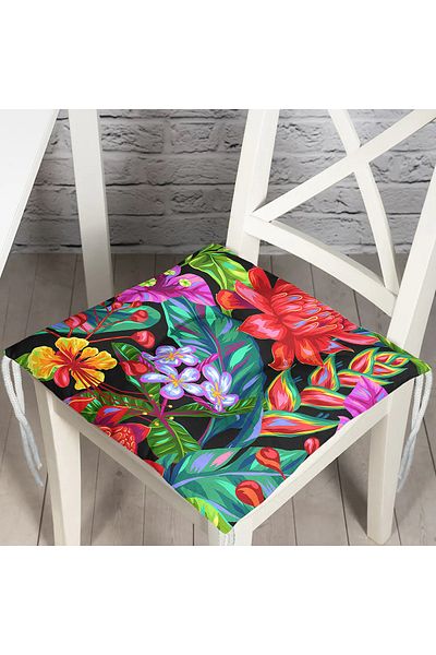 Realhomes Custom Design Digital Printed Pouf Chair Cushion