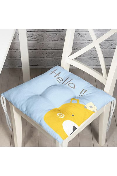 Realhomes Pernă de scaun cu puf imprimată digital cu design personalizat