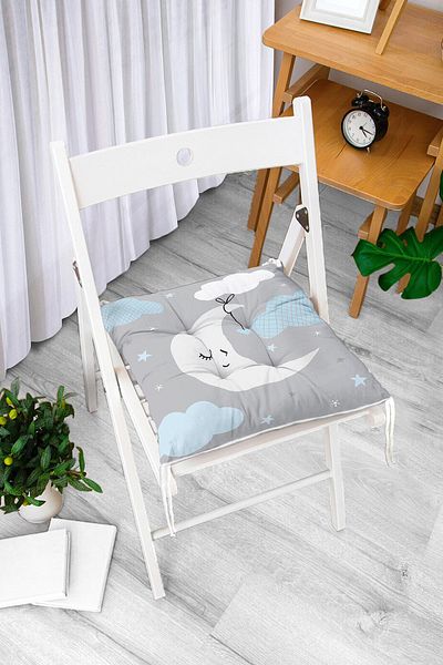 Realhomes Pernă de scaun cu puf imprimată digital cu design personalizat