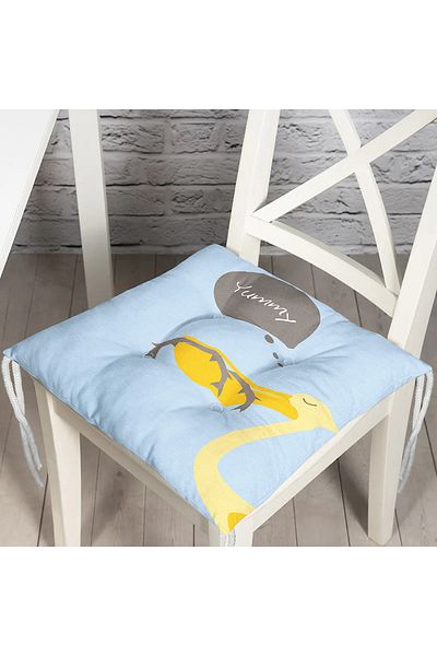 Realhomes Pernă de scaun cu puf imprimată digital cu design personalizat