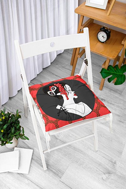Realhomes Geometrijski Ogea podni cvetni motiv kose japanske žene, pufasti ja...
