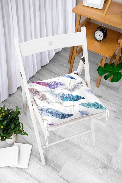 Realhomes Real Homes Digital Printed Fluffy Chair Cushion