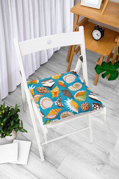Realhomes Pernă de scaun cu puf imprimată digital cu design personalizat