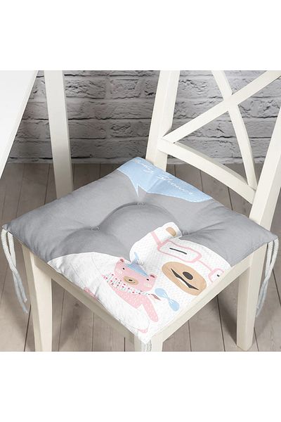 Realhomes Pernă de scaun cu puf imprimată digital cu design personalizat