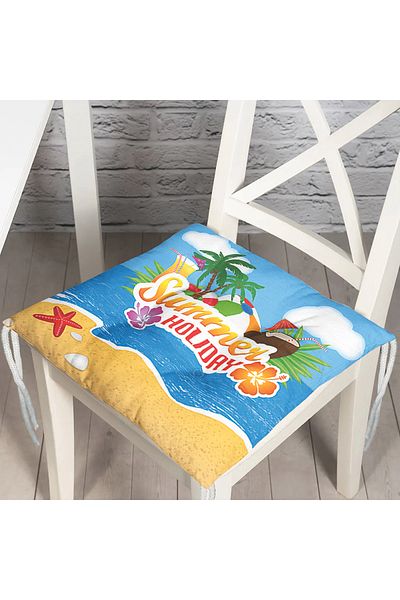 Realhomes Custom Design Digital Printed Pouf Chair Cushion