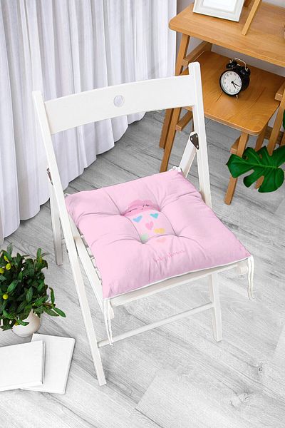 Realhomes Pernă de scaun cu puf imprimată digital cu design personalizat