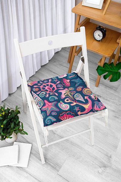 Realhomes Custom Design Digital Printed Pouf Chair Cushion