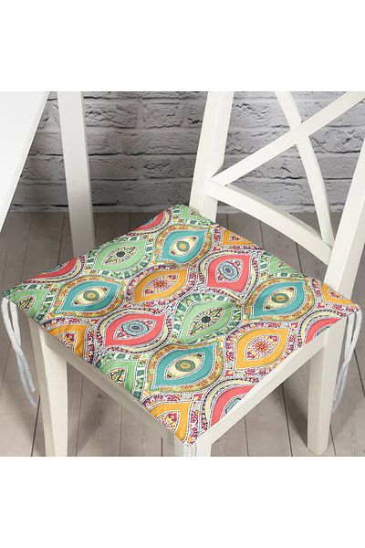 Realhomes Real Homes Digital Printed Fluffy Chair Cushion