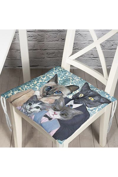 Realhomes Custom Design Digital Printed Pouf Chair Cushion