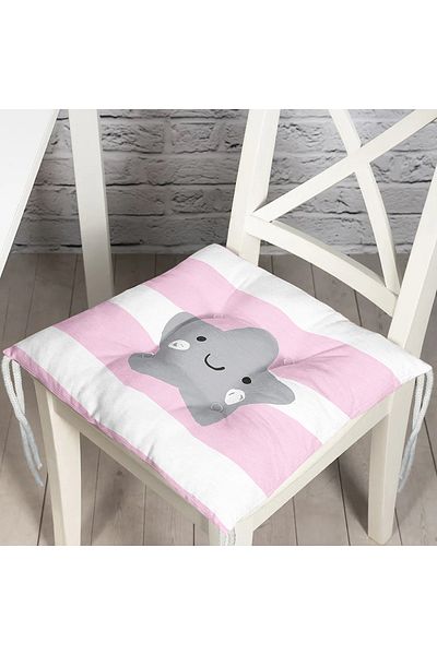 Realhomes Pernă de scaun cu puf imprimată digital cu design personalizat
