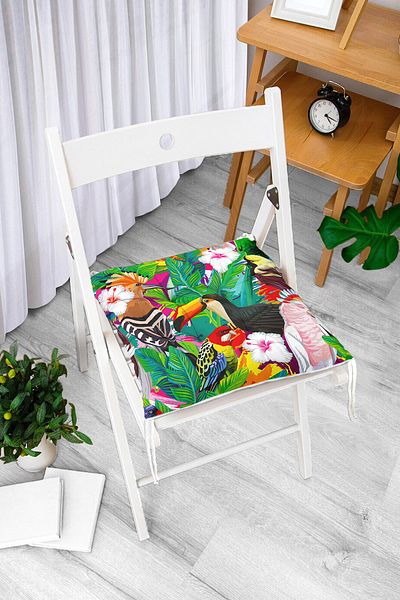 Realhomes Custom Design Digital Printed Pouf Chair Cushion