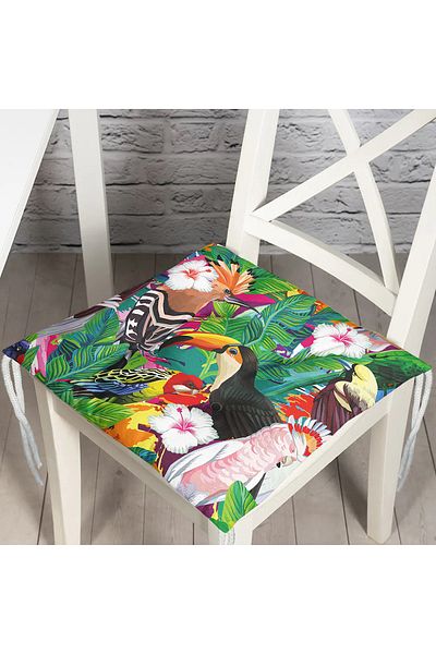 Realhomes Custom Design Digital Printed Pouf Chair Cushion