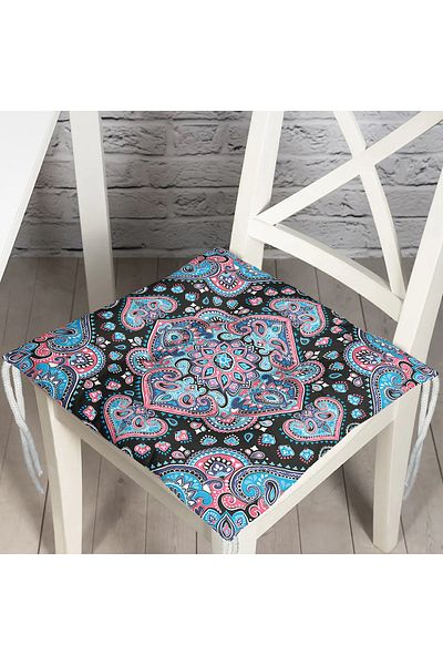 Realhomes Real Homes Digital Printed Fluffy Square Chair Cushion