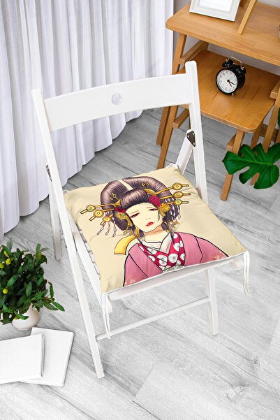 Realhomes Masum President Modern Pofidic jastuk za stolicu sa motivom japansk...