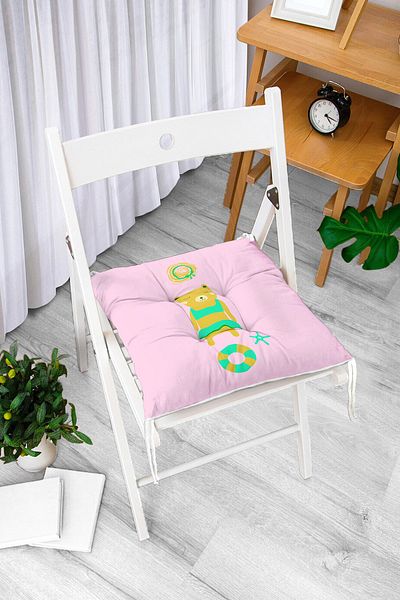 Realhomes Pernă de scaun cu puf imprimată digital cu design personalizat