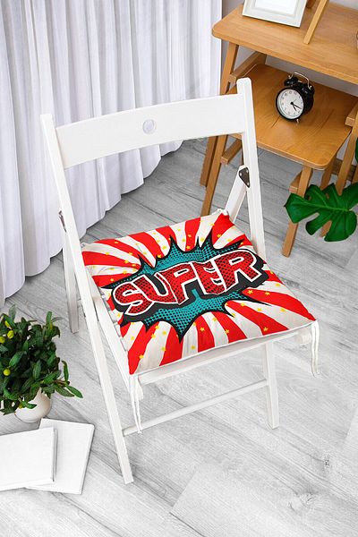 Realhomes Custom Design Digital Printed Pouf Chair Cushion