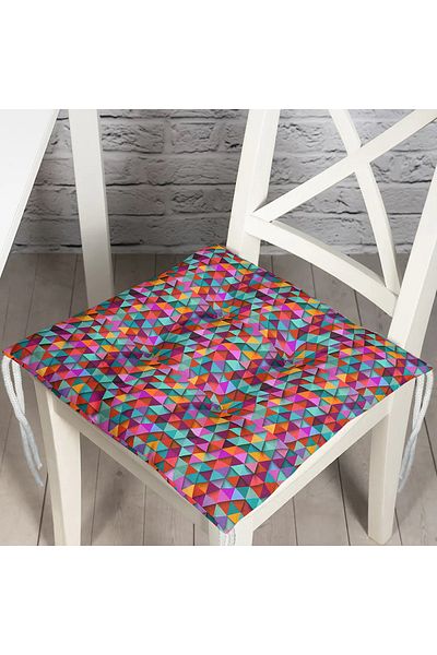 Realhomes Custom Design Digital Printed Pouf Chair Cushion