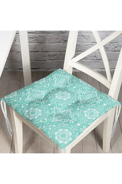 Realhomes Digital Printed Fluffy Square Chair Cushion