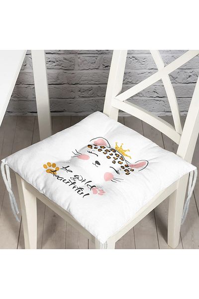 Realhomes Pernă de scaun cu puf imprimată digital cu design personalizat