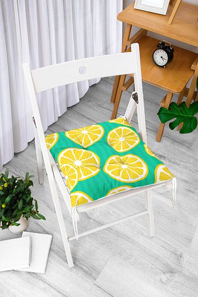 Realhomes Custom Design Digital Printed Pouf Chair Cushion