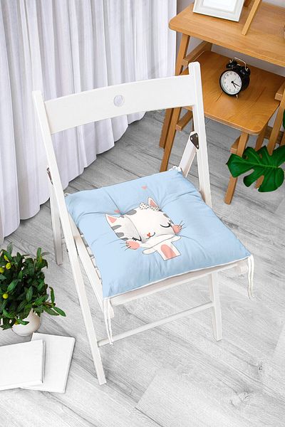 Realhomes Pernă de scaun cu puf imprimată digital cu design personalizat