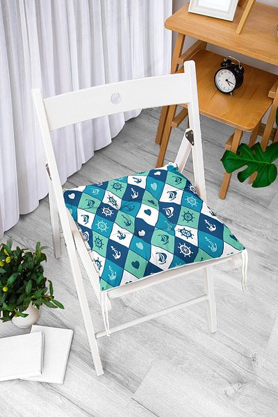 Realhomes Custom Design Digital Printed Pouf Chair Cushion