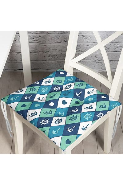 Realhomes Custom Design Digital Printed Pouf Chair Cushion