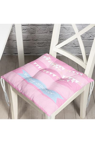 Realhomes Pernă de scaun cu puf imprimată digital cu design personalizat