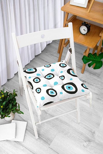 Realhomes Custom Design Digital Printed Pouf Chair Cushion
