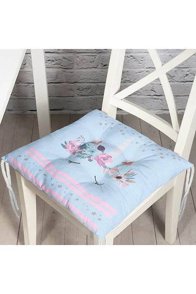 Realhomes Pernă de scaun cu puf imprimată digital cu design personalizat