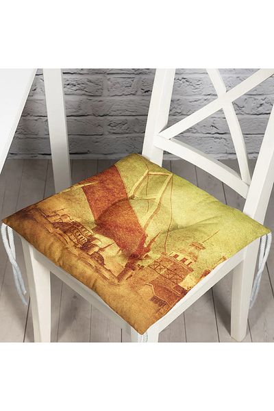 Realhomes Custom Design Digital Printed Pouf Chair Cushion