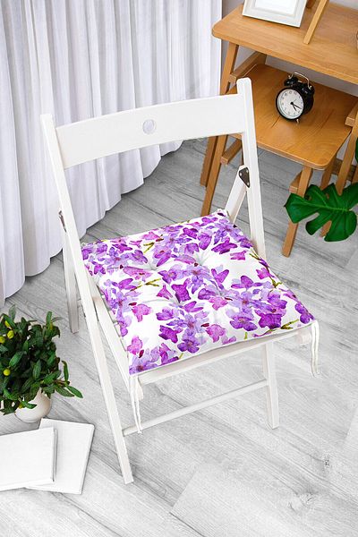 Realhomes Real Homes Digital Printed Fluffy Chair Cushion